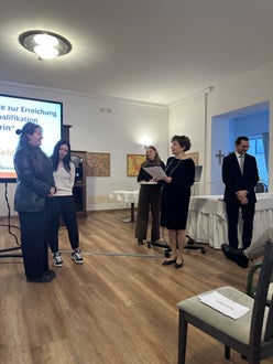 Diplomverleihung 2025 an der LBS Savoy