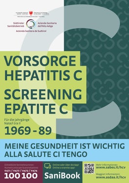 Flyer Vorsorge Hepatitis C