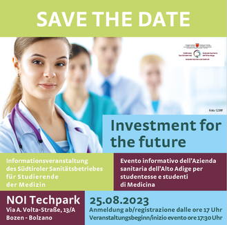 Investment for the future - das Plakat