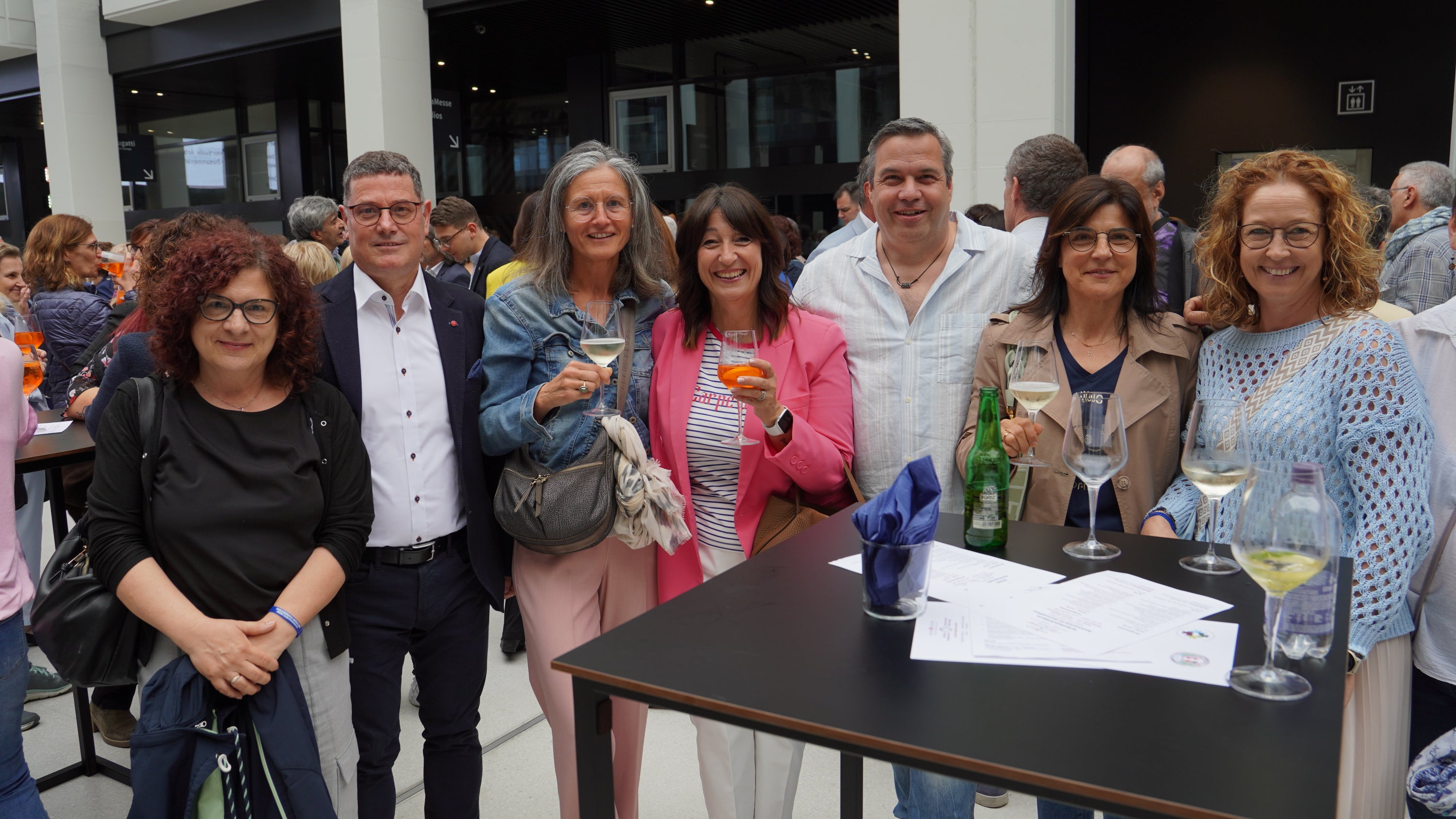 Alle genossen die ausgelassene Stimmung abseits des Arbeitsalltags