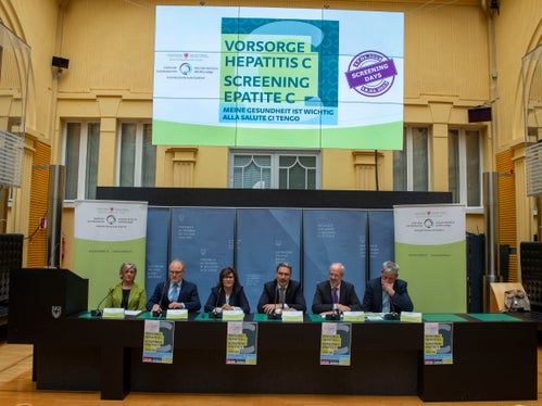 Pressekonferenz Hepatitis-C-Vorsorge