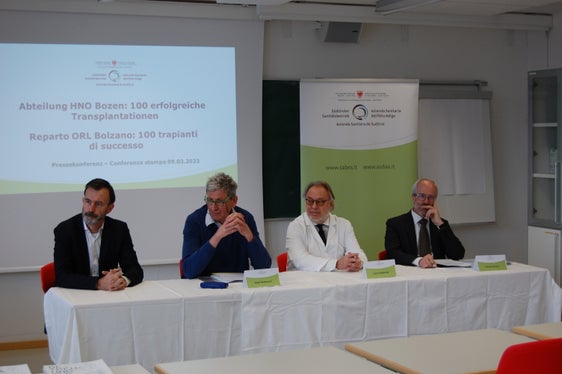 (d.s.) Pierpaolo Bertoli, Josef Widmann, Luca Calabrese, Florian Zerzer