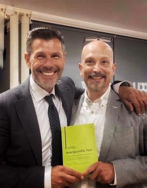 Massimiliano Fanni Canelles mit Zvonimir „Zorro“ Boban