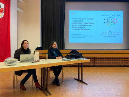 v.l. Dr.in Silvia Spertini und Dr.in Dagmar Regele (Foto: Sabes)