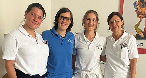 (v.l.n.r.) Anna Steiner, Eva Oberhofer, Sarah Pircher und Sabina Pistore (Foto: Sabes)