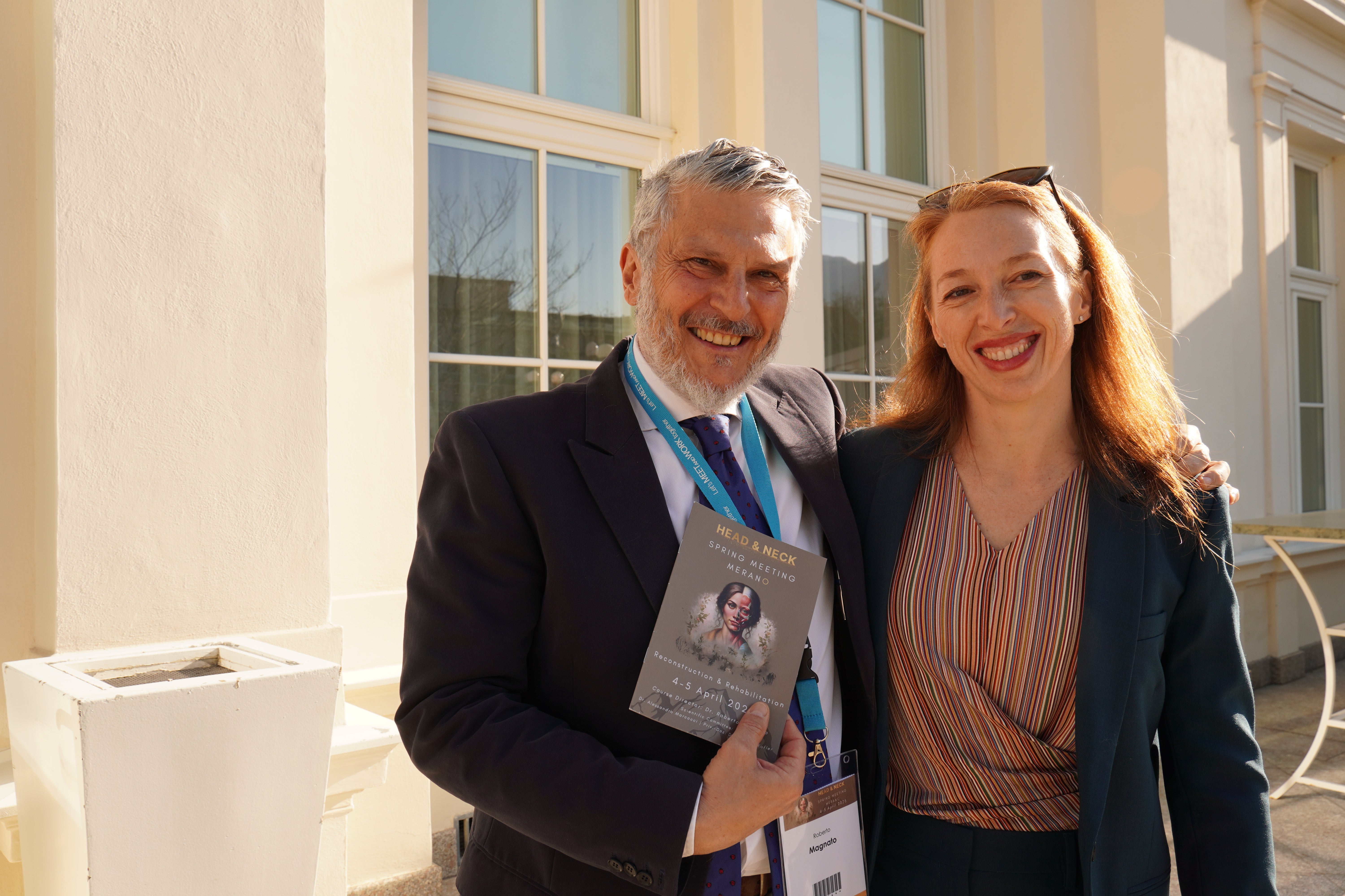 Primar Dr. Roberto Magnato mit Fachärztin Dr.in Flavia D'Orazio