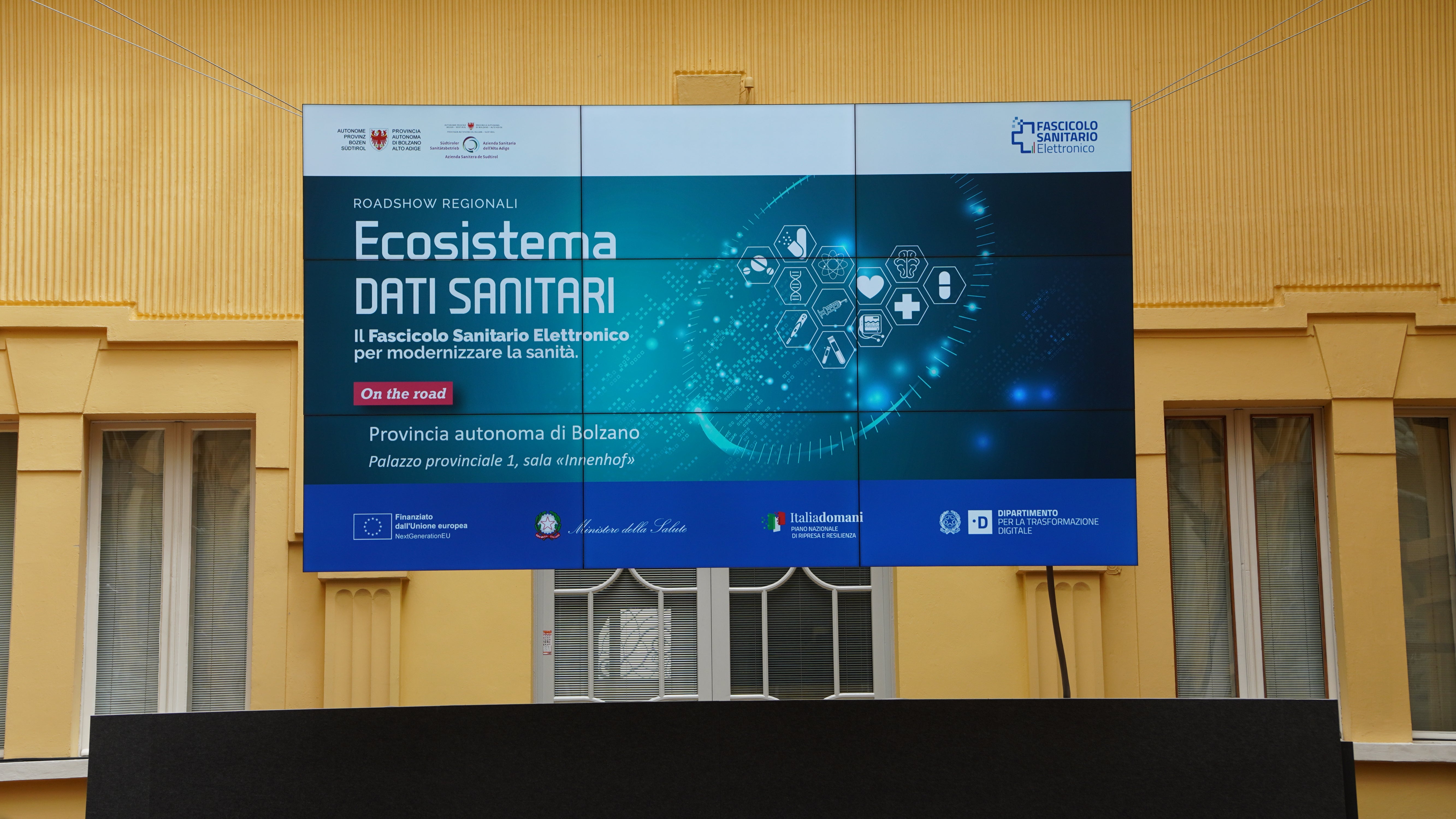 Die Veranstaltung „Ecosistema dati sanitari“