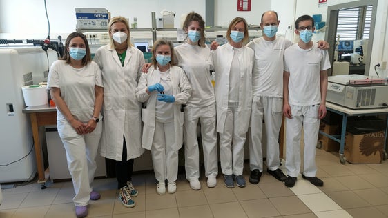 Das Team des Labors für Mikrobiologie und Virologie in Bozen