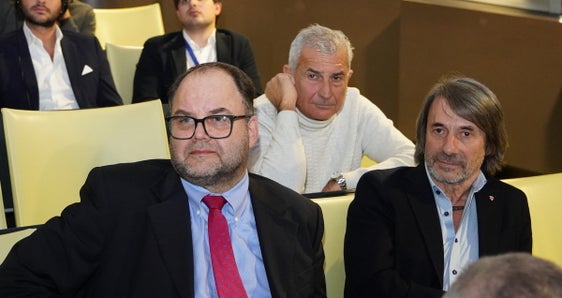 (d.s.) Christian Kofler, Umberto Tait, Hubert Messner