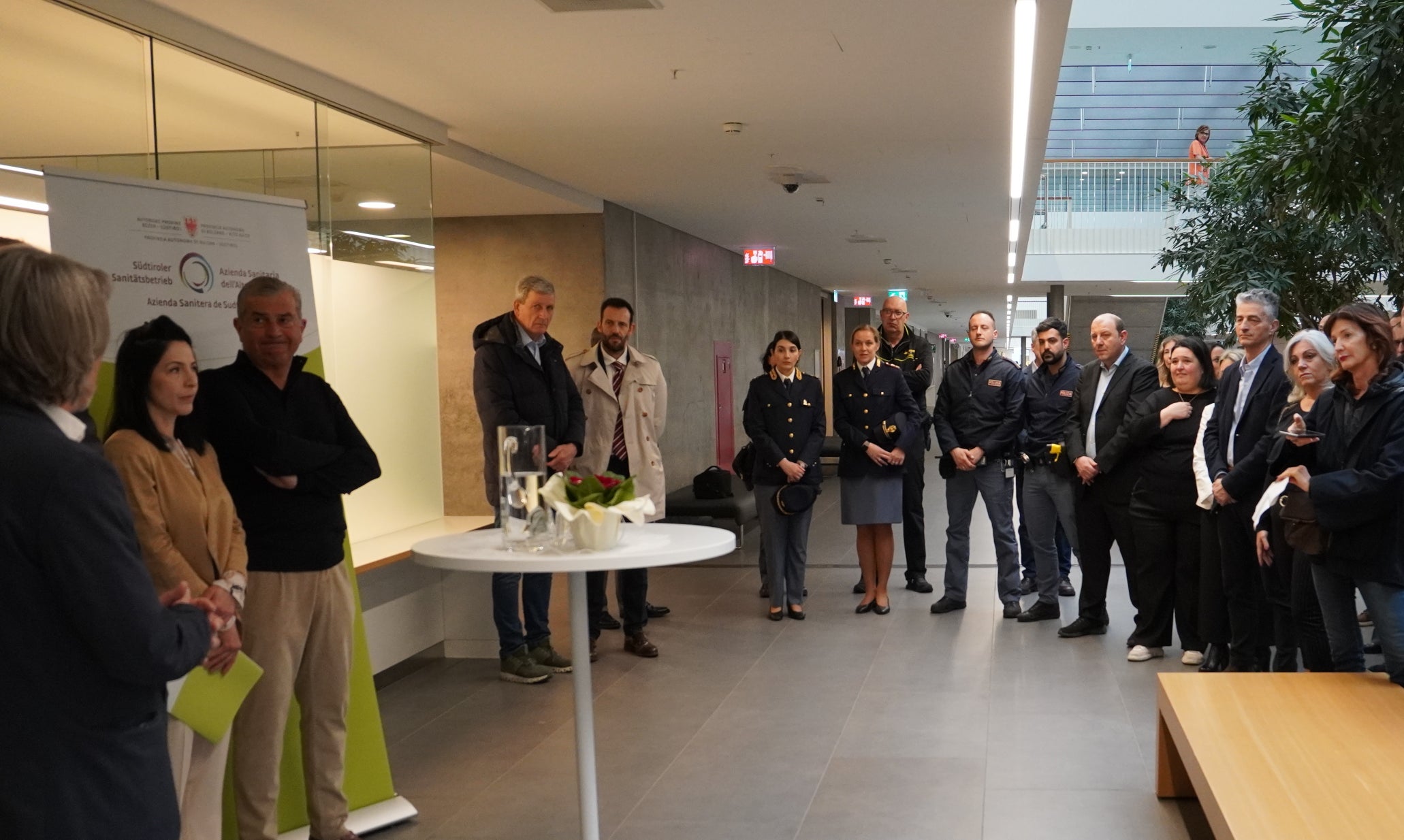 Durante l'inaugurazione