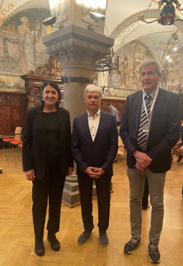 Irene Pechlaner, Antonio Frena und Josef Widmann