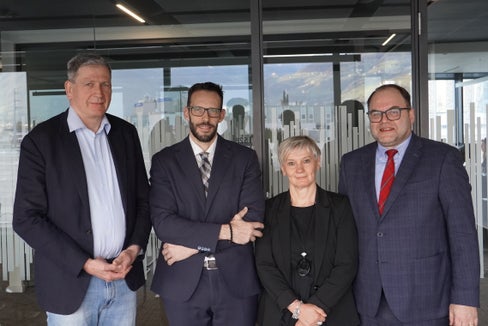 Dr. Josef Widmann, Dr. Luca Armanaschi, Dr.in Marianne Siller, Dr. Christian Kofler (v.l.n.r.)