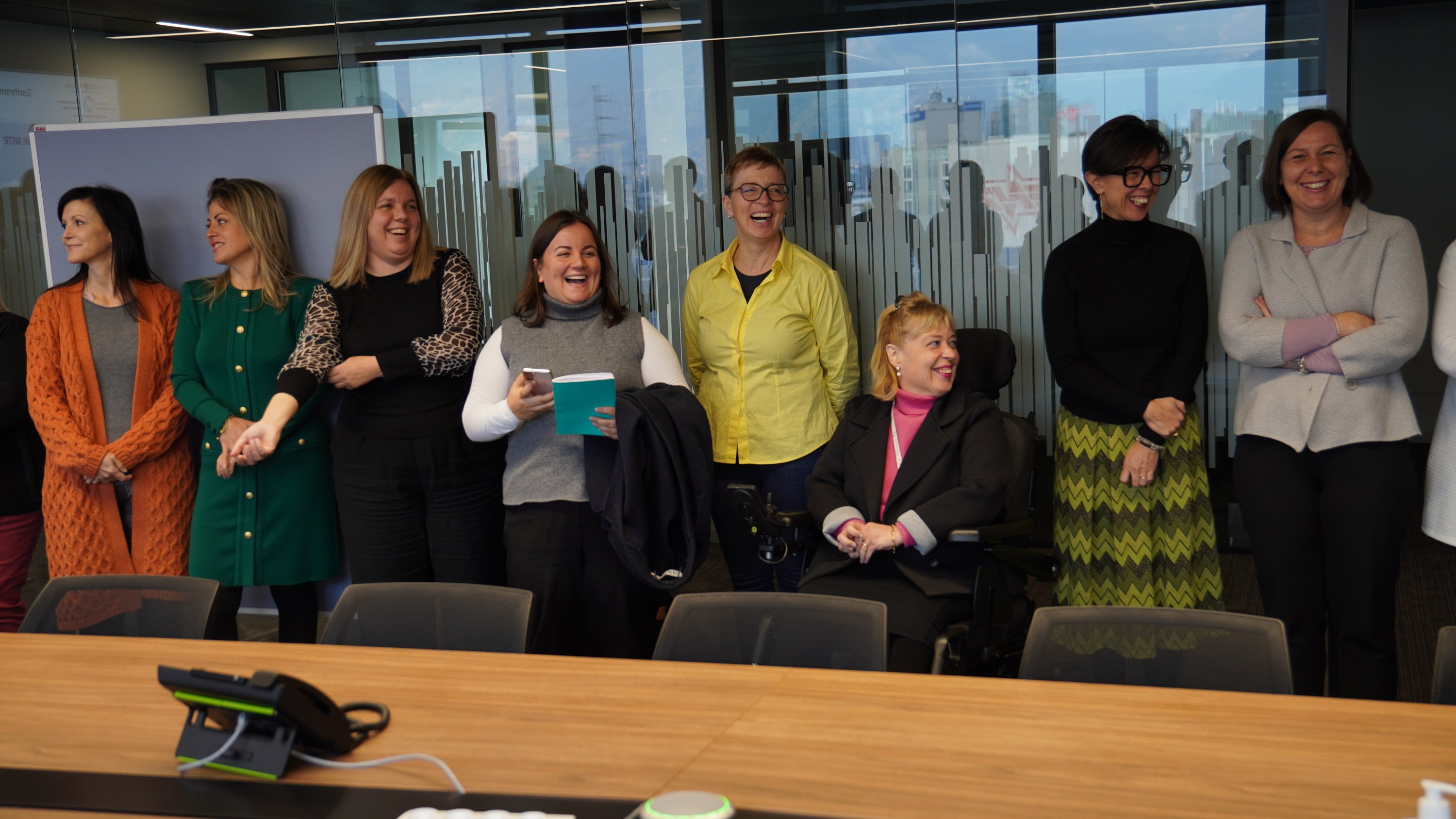 Mitarbeiterinnen der Betriebsdirektion. (Foto: Peter A. Seebacher)