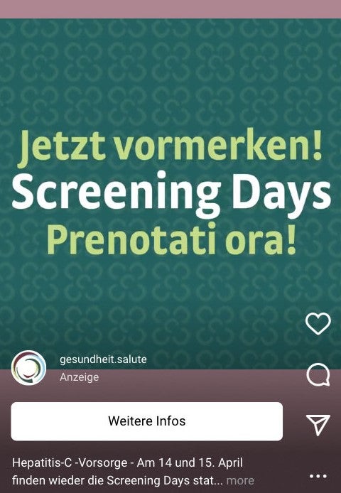 Jetzt vormerken! Screening Days.