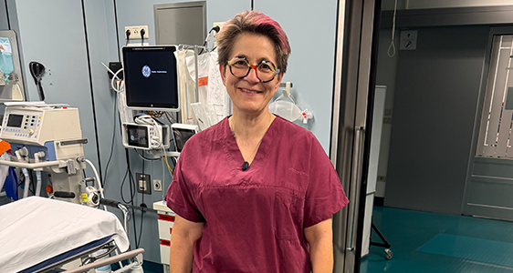 Elisabeth Pirhofer, Pflegehelferin in der Notaufnahme im Krankenhaus Meran (Foto: privat)
