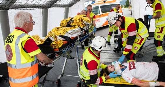 Vorbereitung auf Olympia 2026: Großübung in Antholz  (Foto: Ivo Corrà)