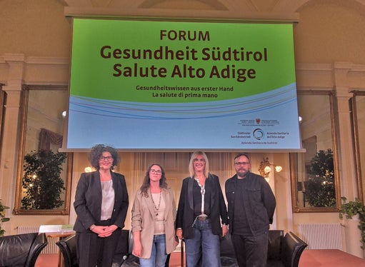 Sabina Frei, Benedetta Berlese, Donatella Arcangeli und Michael Reiner (v.l.)