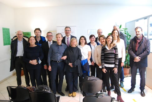 Gruppenfoto mit Landeshauptmann