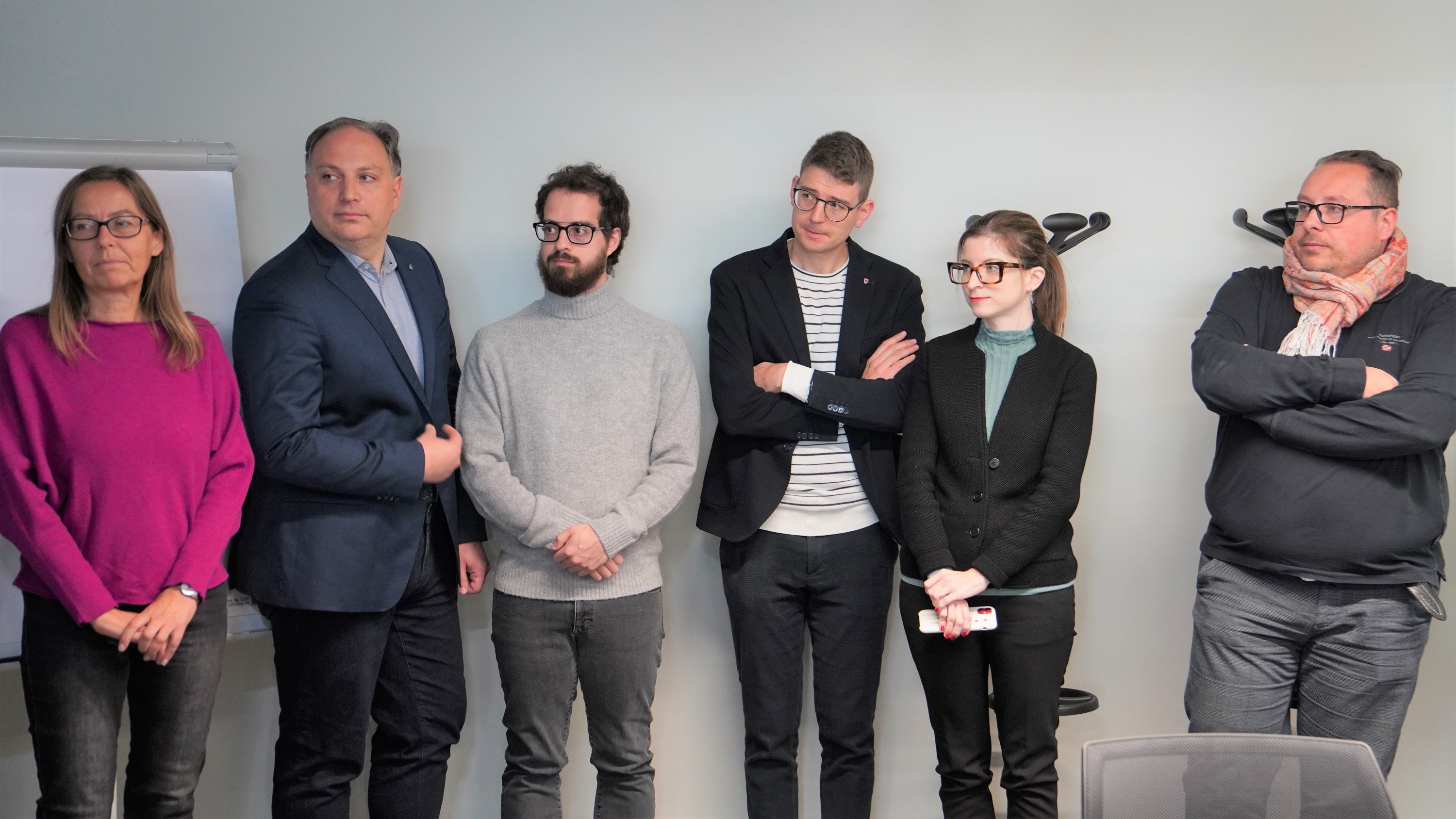 Austausch mit den Direktoren und Mitarbeitenden der Abteilungen Kommunikation und Personalentwicklung. (Foto: Peter A. Seebacher)