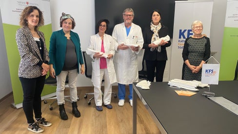 Elisa Berger, Silvia Di Panfilo, Caroline Klotz, Martin Steinkasserer, Irene Pechlaner und Angelika Mitterrutzner