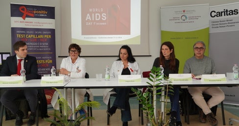 (v.l.) Michael Andergassen, Elke Maria Erne, Angela Pieri, Miriam Fiumefreddo, Pierpaolo Patrizi