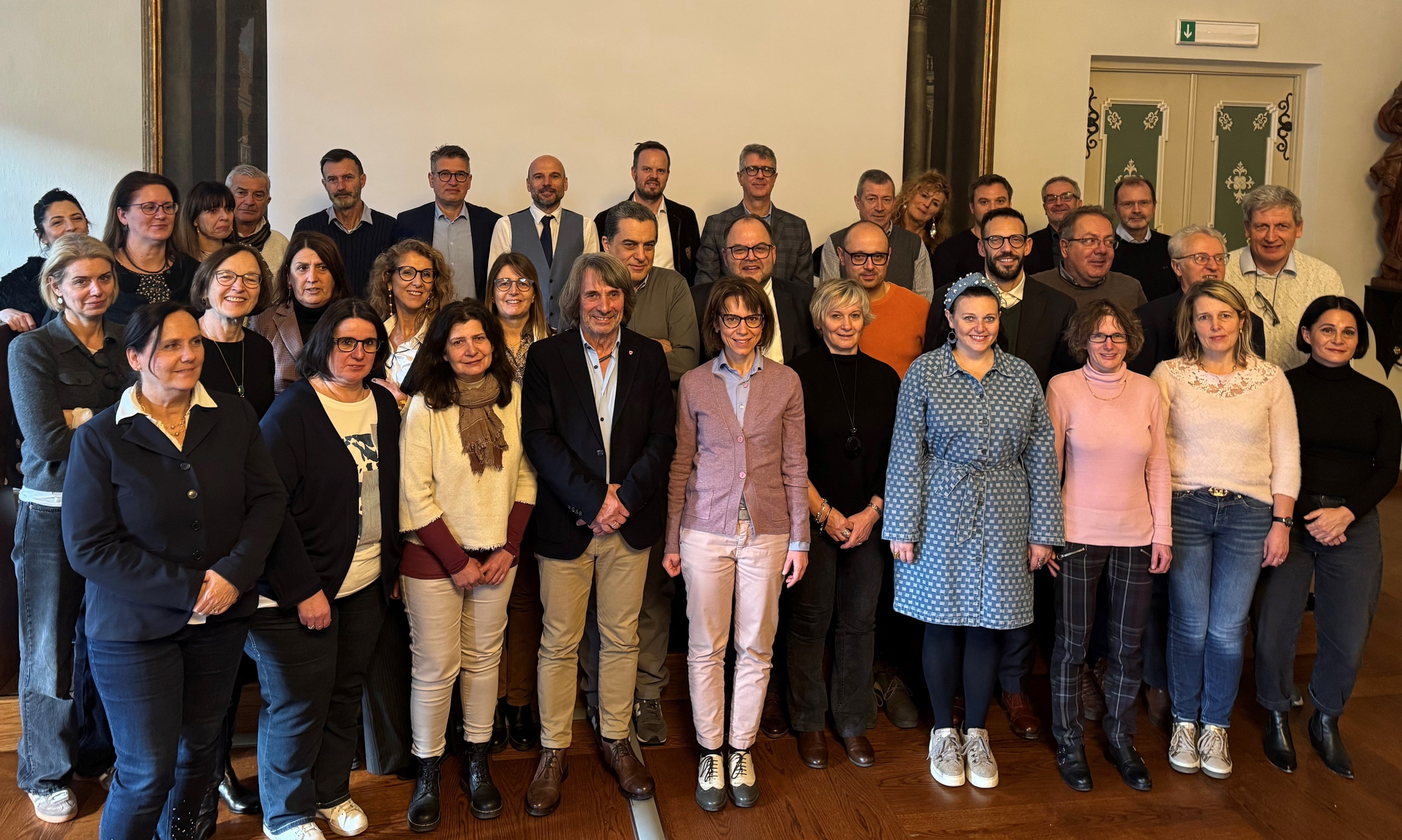 Die Teilnehmenden der Klausur im Bildungshaus Kloster Neustift (Foto: Sabes)