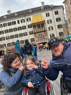 Familie Plaickner ist reisefreudig - hier in Innsbruck