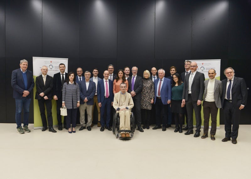 Verleihungszeremonie des Südtiroler Fonds zur Förderung der wissenschaftlichen Forschung im Februar 2023