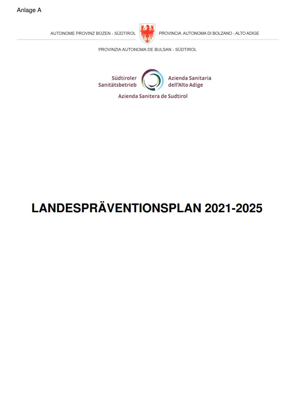 Landespräventionsplan 2021-2025