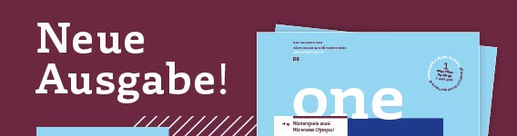 one - Neue Ausgabe!