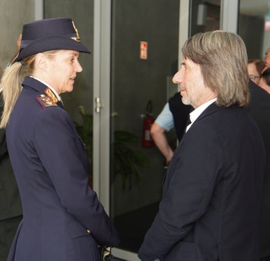 Cindy Oberhöller und Hubert Messner