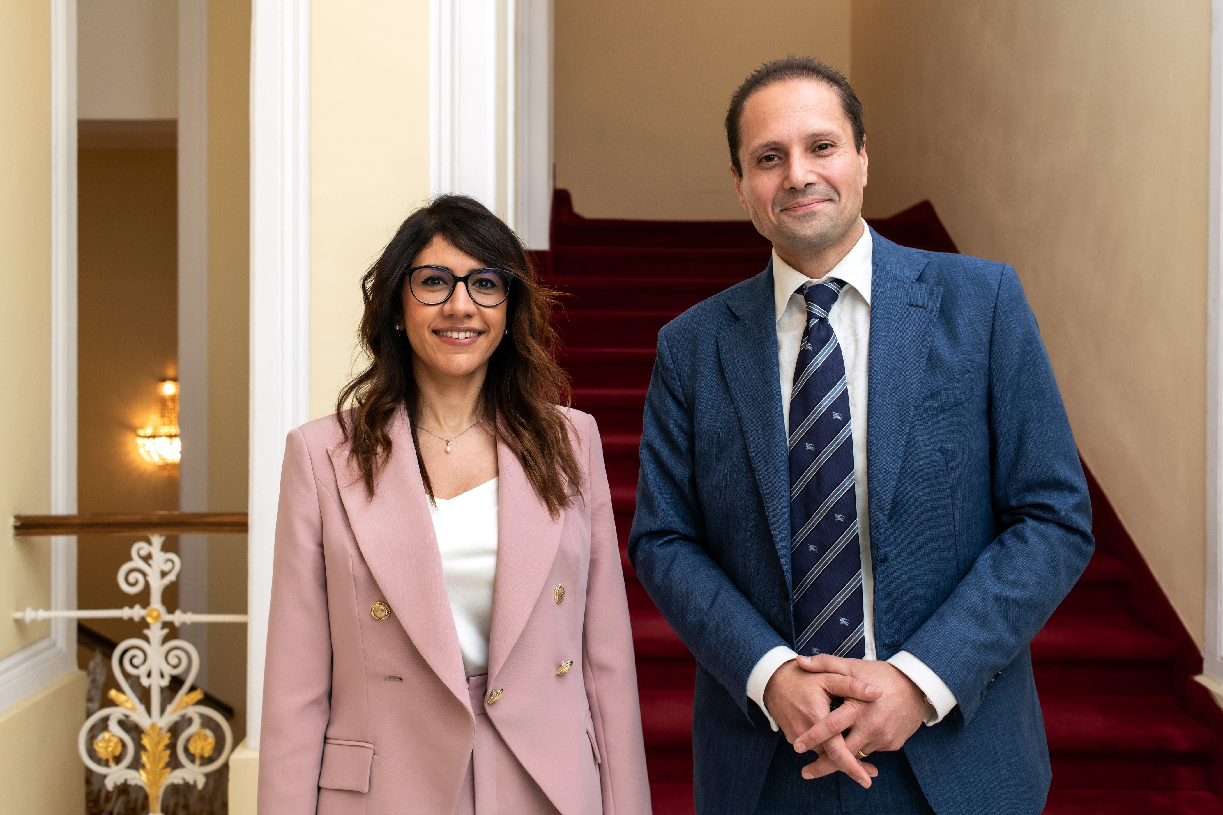 I due relatori del primo appuntamento del “Forum Salute”: Seyedehparisa Mirpourian ed Elio Assisi