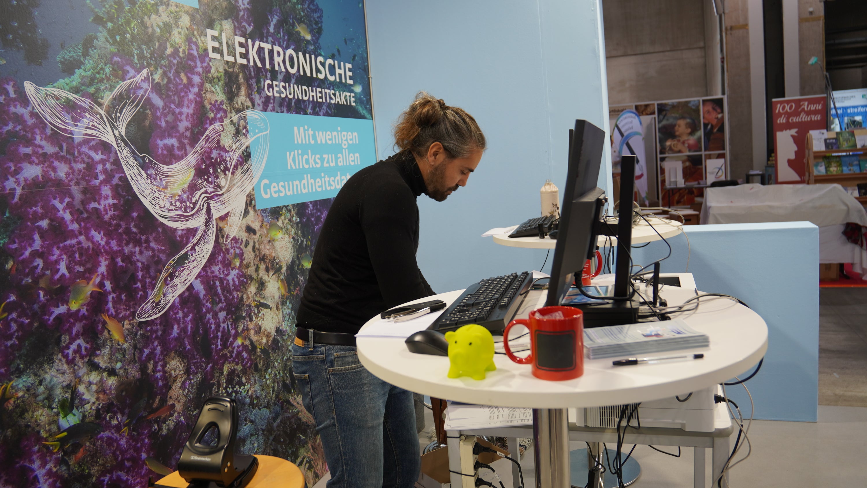 Information zur Elektronischen Gesundheitsakte (EGA). (Foto: Ingeburg Gurndin)