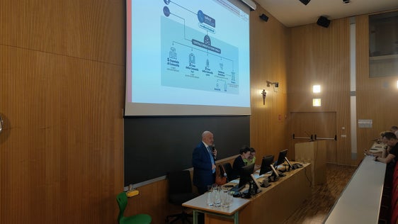 Ein Moment während des Kongresses