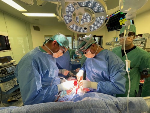 Tätigkeit der Herzchirurgen