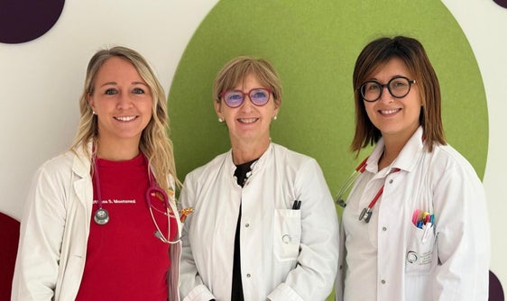 Da sinistra: le dott.sse Sonja Montonesi, Laura Battisti e Giovanna Tezza (foto: Sabes)