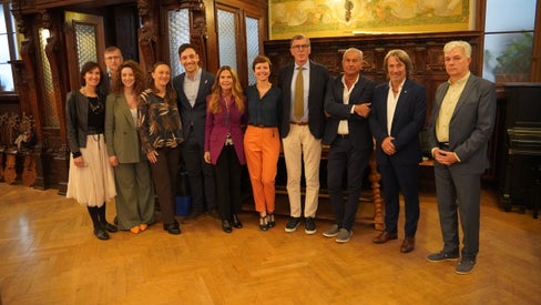 V.l. Beatrice Pedrinolla, Christoph Mayr, Annalisa Mone, Valeria Celeste, Pasquale Auricchio, Stefania Montemezzi, Federica Ferro, Romano Polato, Umberto Tait, Hubert Messner, Antonio Frena.