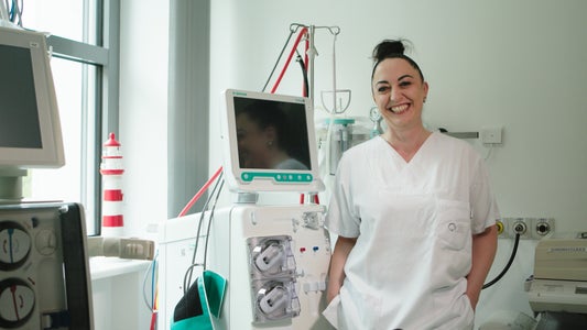 Simone Koppmann,
Koordinatorin der Hämodialyse, Krankenhaus Schlanders