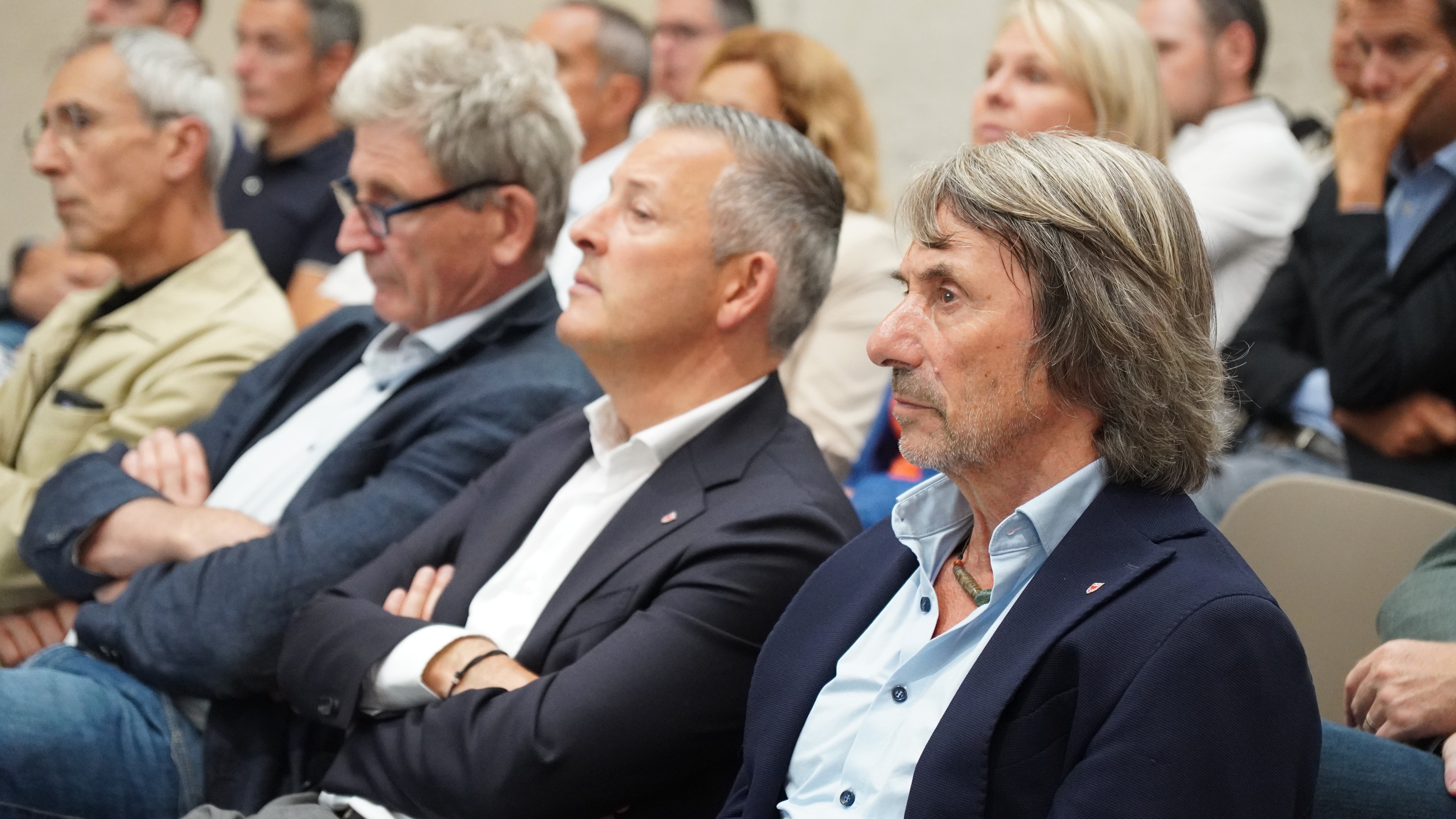 V.l. Frank Blumtritt, Josef Widmann, Peter Brunner, Hubert Messner