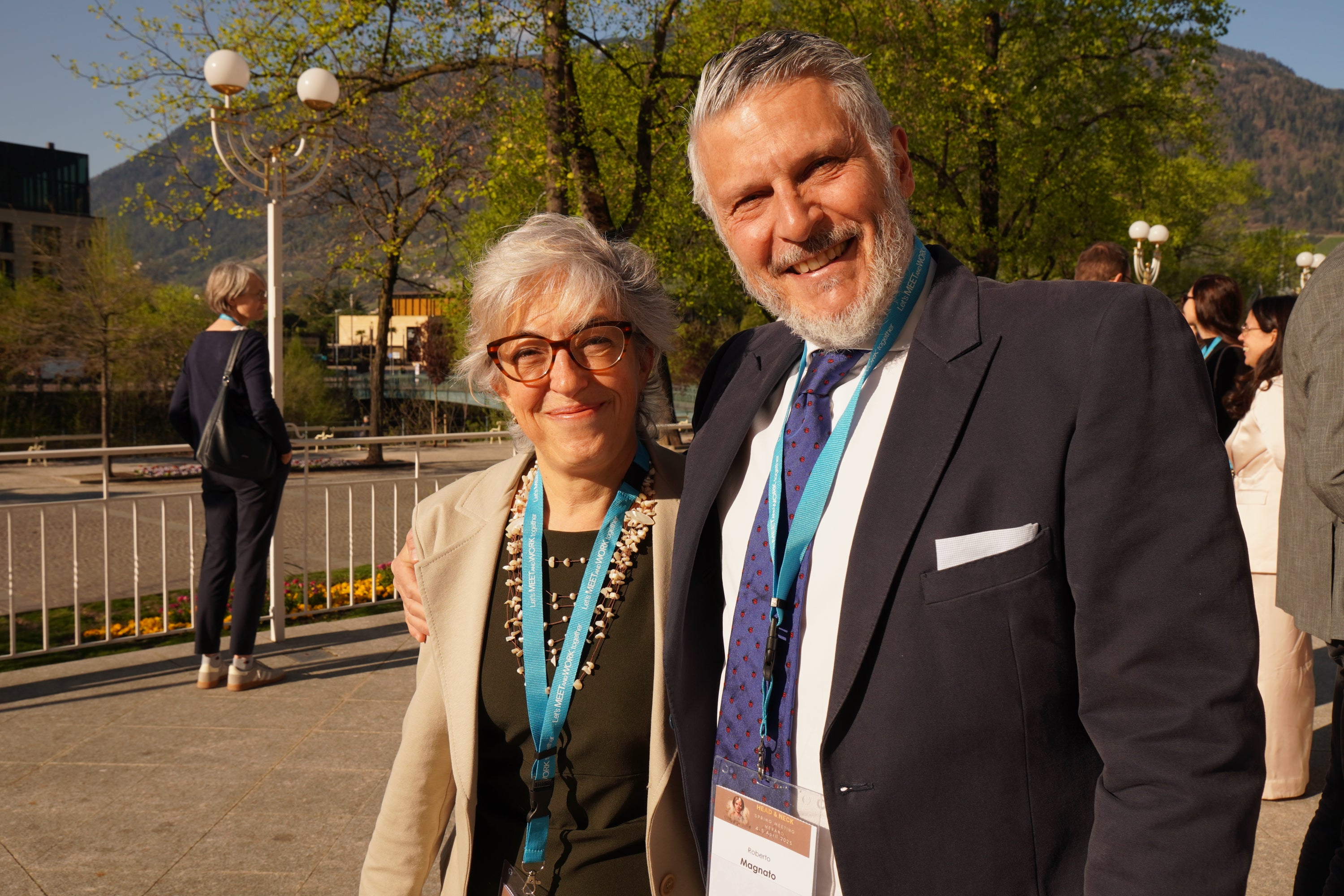 Audiologin Dr.in Amanda Bonaconsa mit Primar Dr. Roberto Magnato