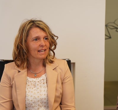 Pflegedienstleiterin Astrid Santoni