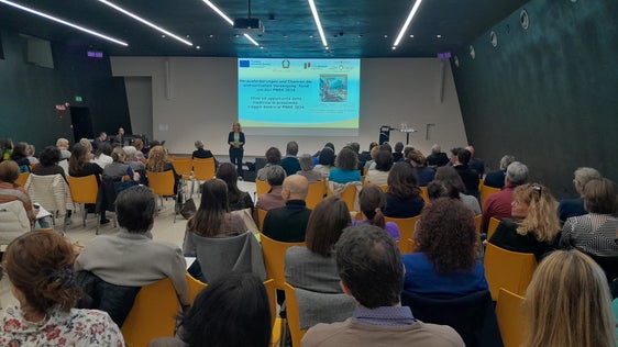 Ein Augenblick der Tagung