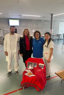 v.l.n.r: Tiziano Garbin, Michaela Bergner, Josefa Obkircher und Victoria Moraru