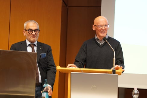 Facharzt Leonardo Pagani und Biologe Richard Aschbacher