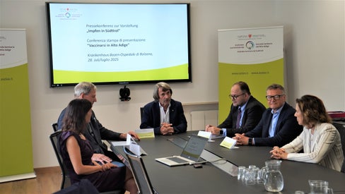 Pressekonferenz „Impfen in Südtirol“: neue Website vorgestellt