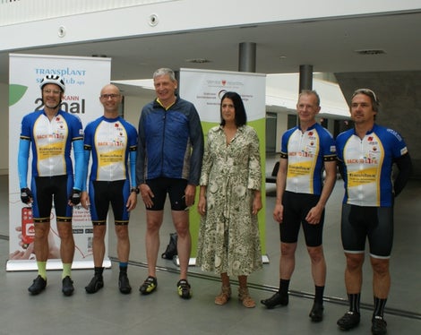 v.l.n.r.: Eugen Vikoler, Marco Panizza, Josef Widmann, Irene Pechlaner, Stephan Eschertzhuber und Marc Kaufmann 