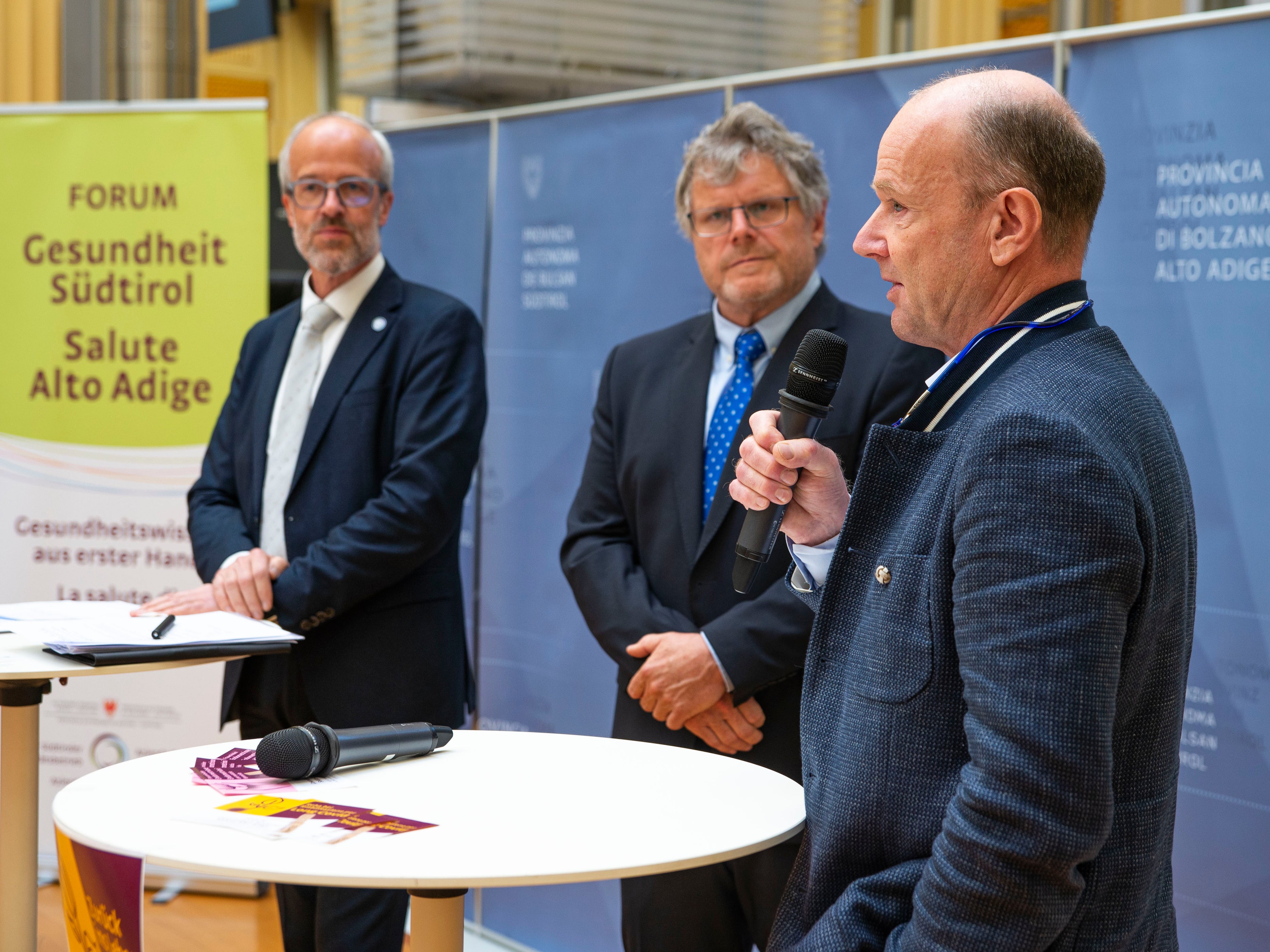 Florian Zerzer, Martin Steinkasserer, Stefan Resnyak. Foto: LPA/Fabio Brucculeri