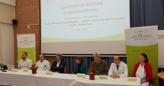 Präsentation der Studie Wintersportverletzungen in Brixen