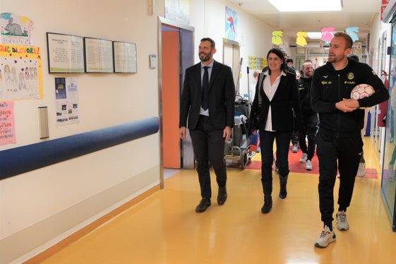 v.l.n.r.: Luca Armanaschi, Irene Pechlaner und Fabian Tait 