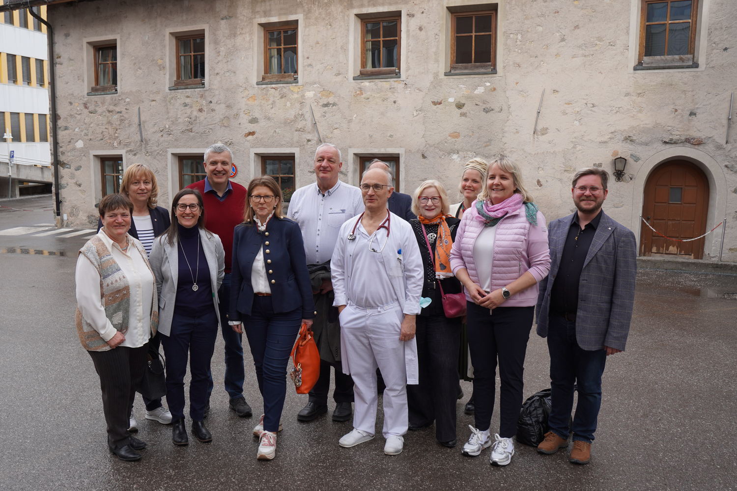 Renate Plitzner und Gottfried Kühebacher insieme al comitato.